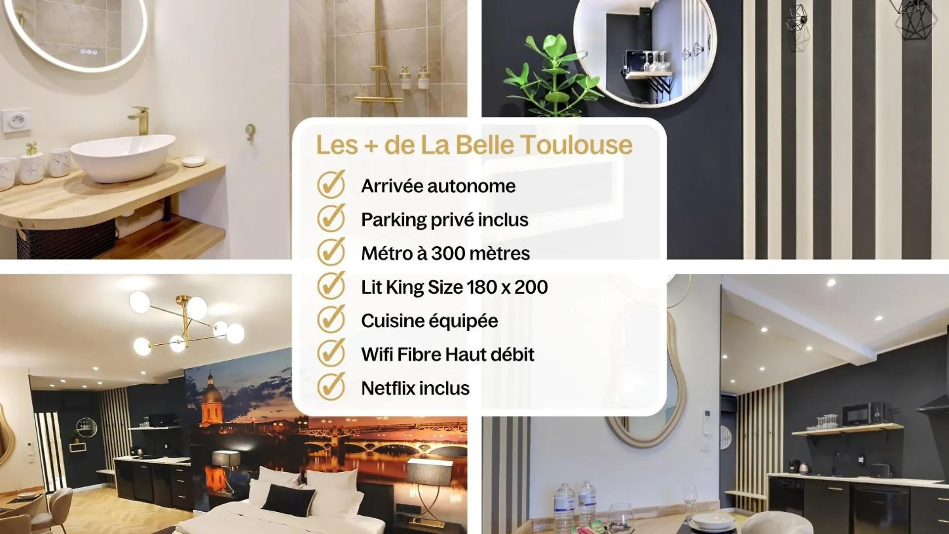 La Belle Toulouse - Metro - Parking - Arrivee Autonome Appartement 0*,